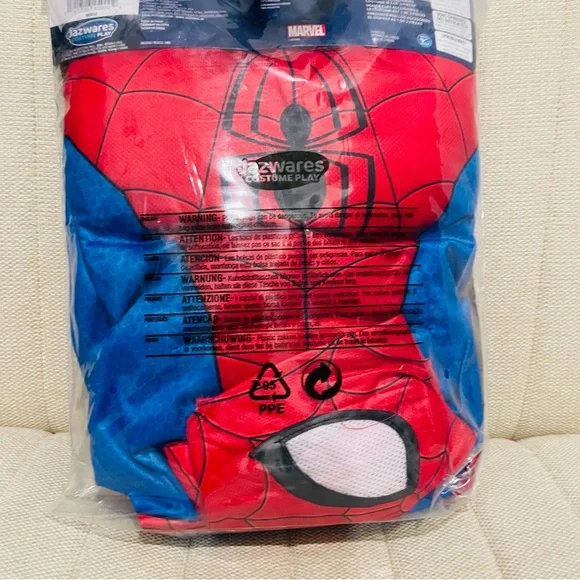 NEW Marvel Spiderman Child Kid Costume Size M 8-10‎ - Picture 5 of 5
